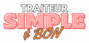 Logo du traiteur Simple et Bon — cuisine maison, locale et savoureuse, slogan : "Simple. Bon. Chez toi."