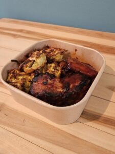 Travers de porc caramélisé & rosti