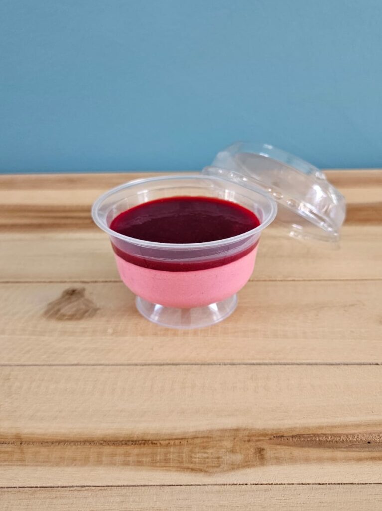 Bavarois à la frmaboise.