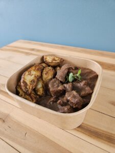 Carbonnade falmmande et potatoes