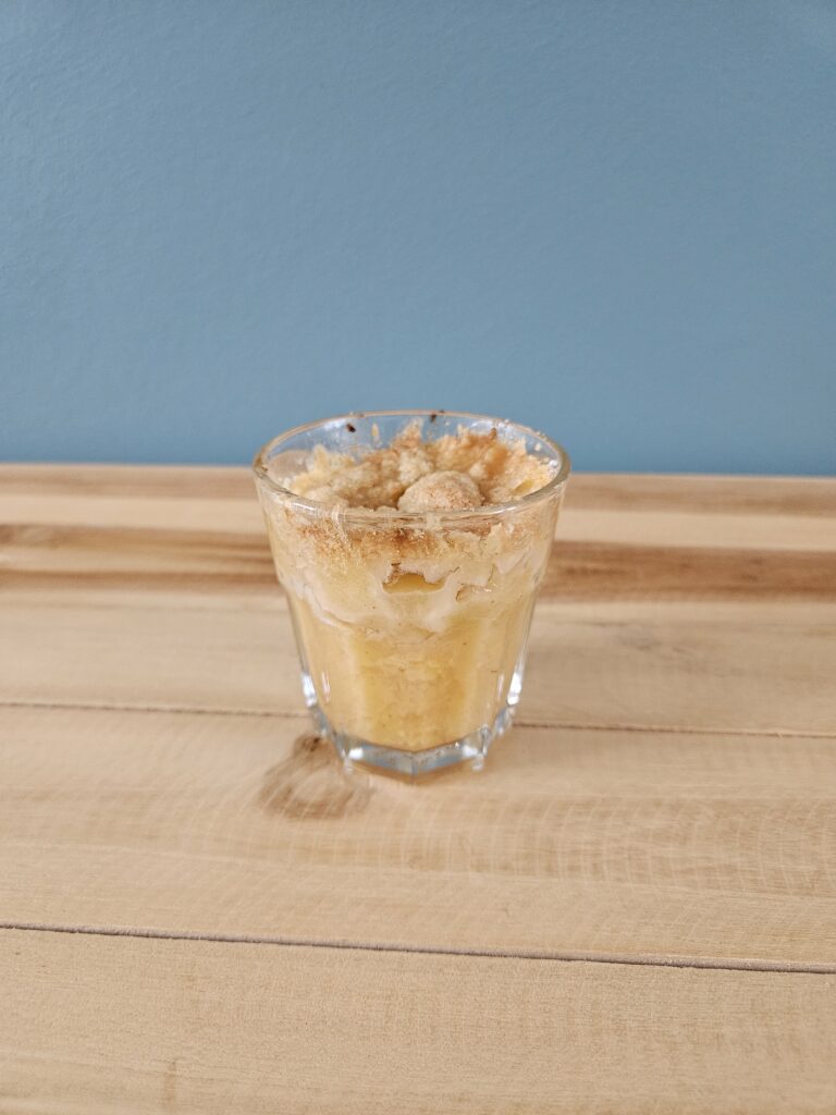 Crumble aux pommes