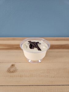 Mousse au chocolat blanc