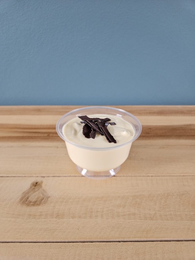 Mousse au chocolat blanc