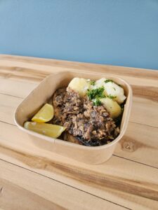 Truite aux amandes et pommes de terre nature