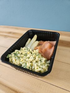 asperge flammande saumon