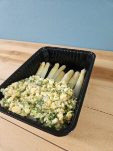 asperge flammande