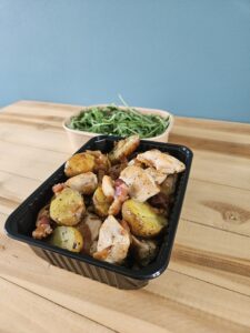 poêlée poulet roquette
