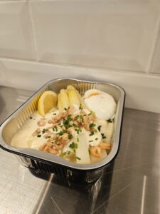 Asperges & crème de pdt