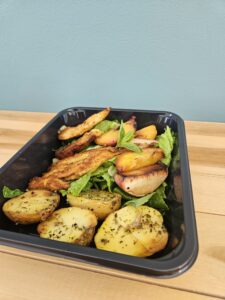 Salade de pêches grillées