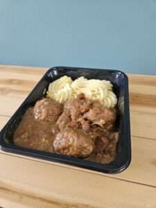 boulettes sauce lapin purée
