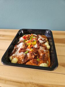 Gnocchi poivrons & chorizo